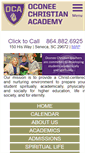 Mobile Screenshot of oconeechristian.org